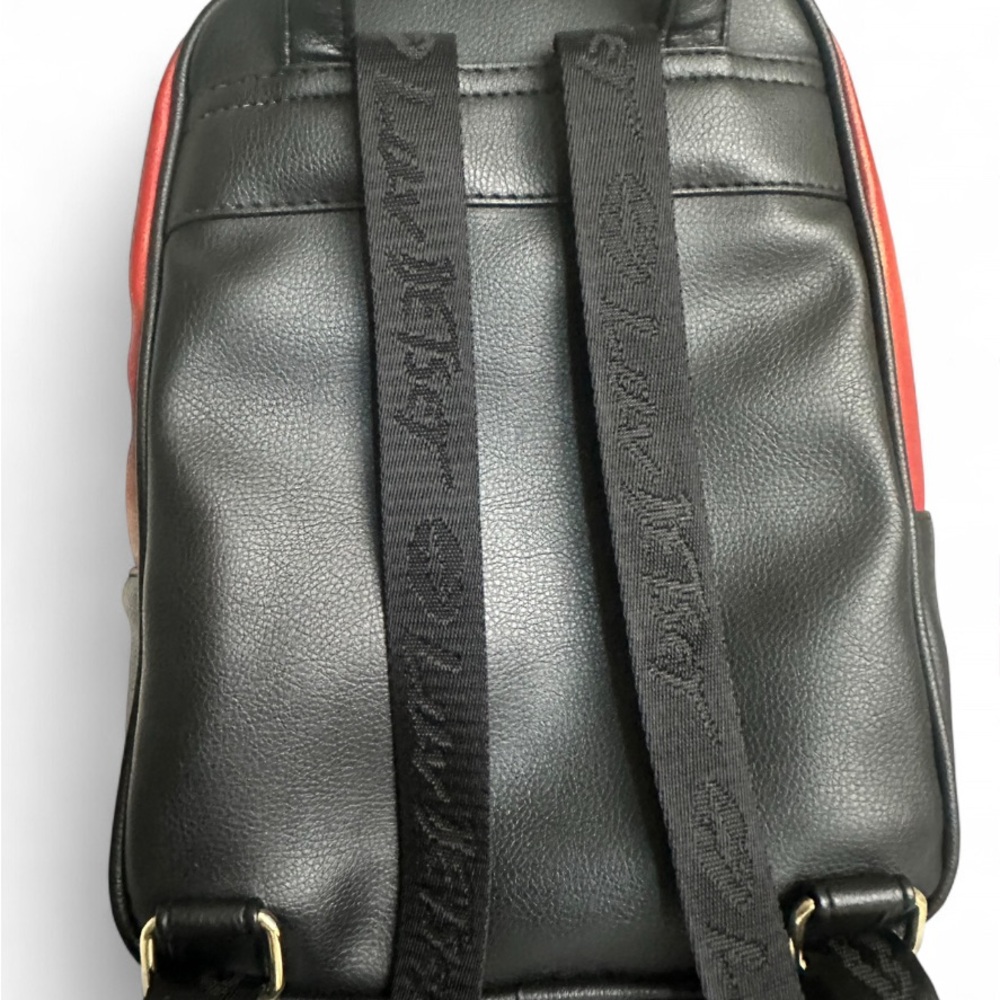 Betsey Johnson Black and Cream Checkered Backpack - Picture 6 of 11